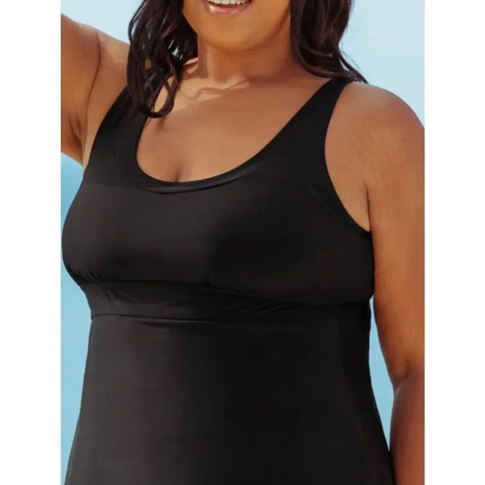 Shapermint Adjustable Strap Wire Free Tankini